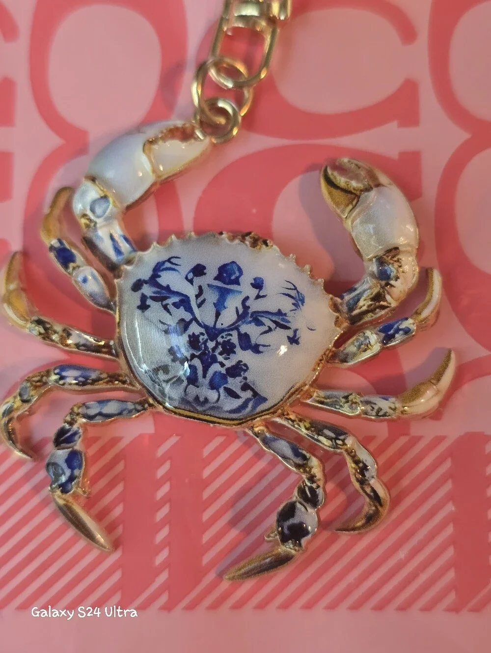 Crab Bag Charm/keychain NEW